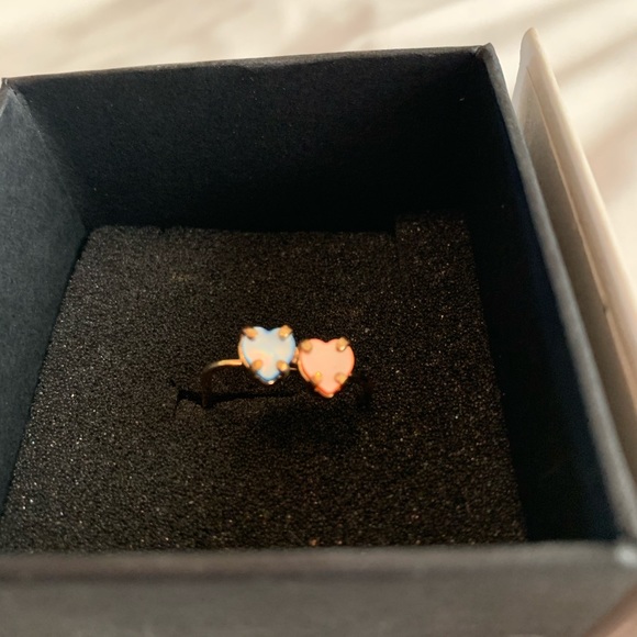 Cadenza 2 Hearts Ring - Picture 5 of 5